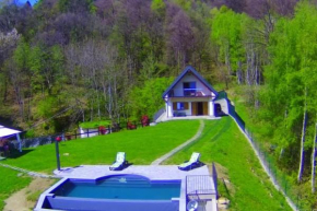 Casa a punta Casetta nel bosco, meravigliosa vista lago